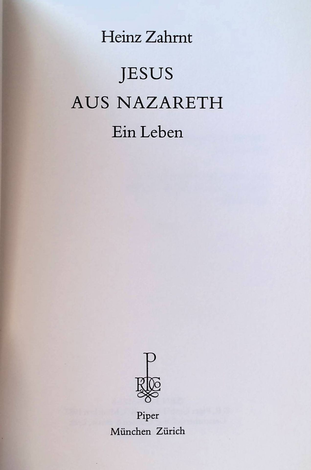 Jesus aus Nazareth : e. Leben