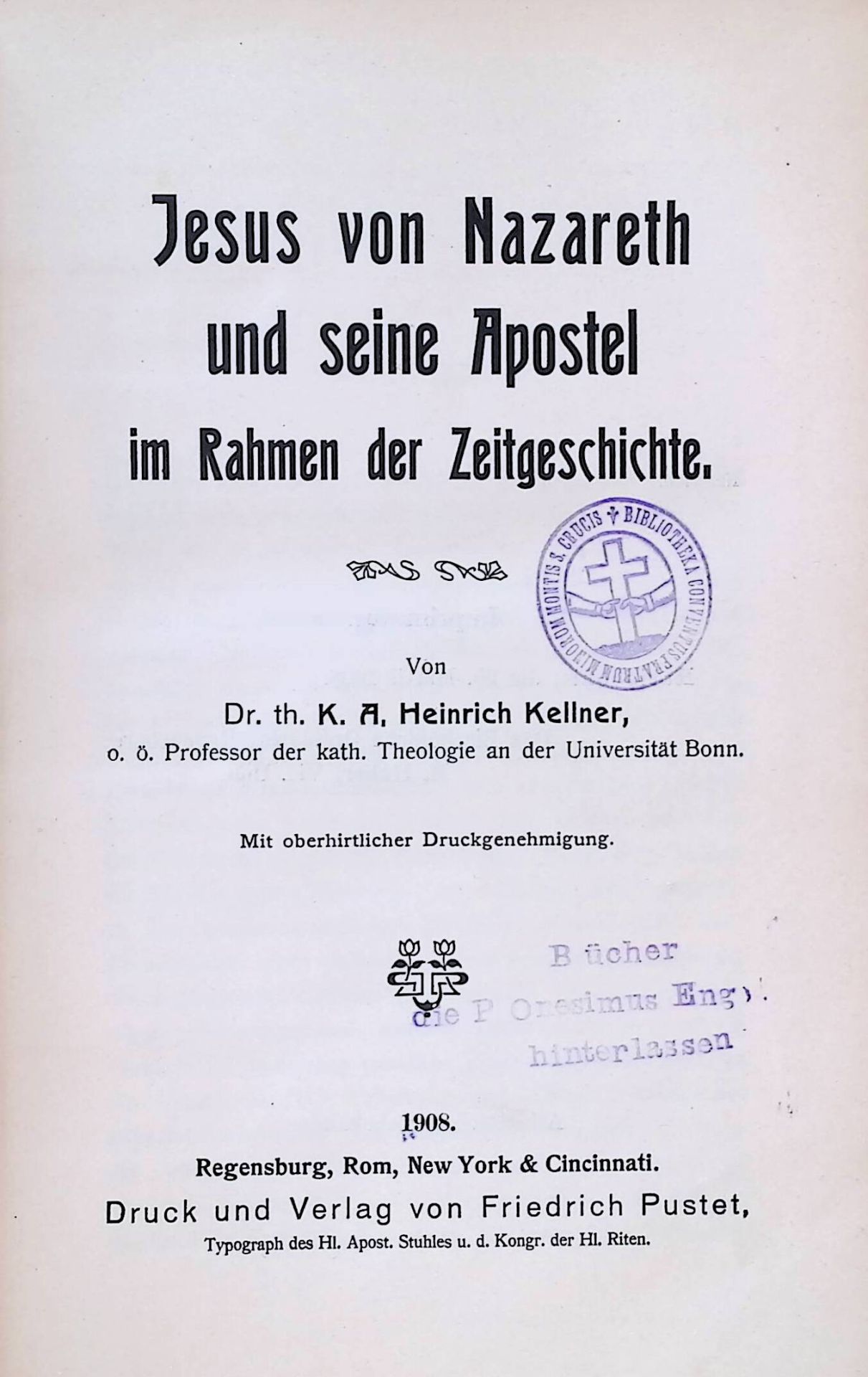 Jesus von Nazareth und seine Apostel im Rahmen der Zeitgeschichte