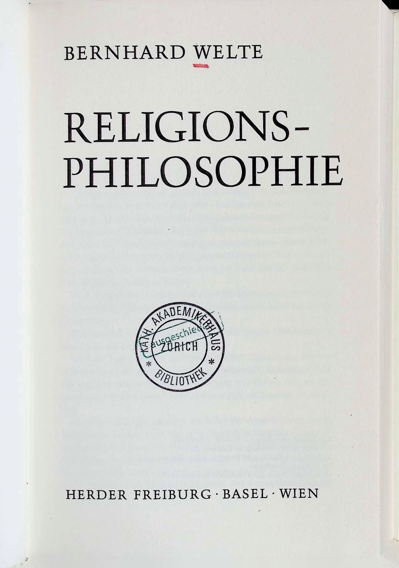 Religionsphilosophie