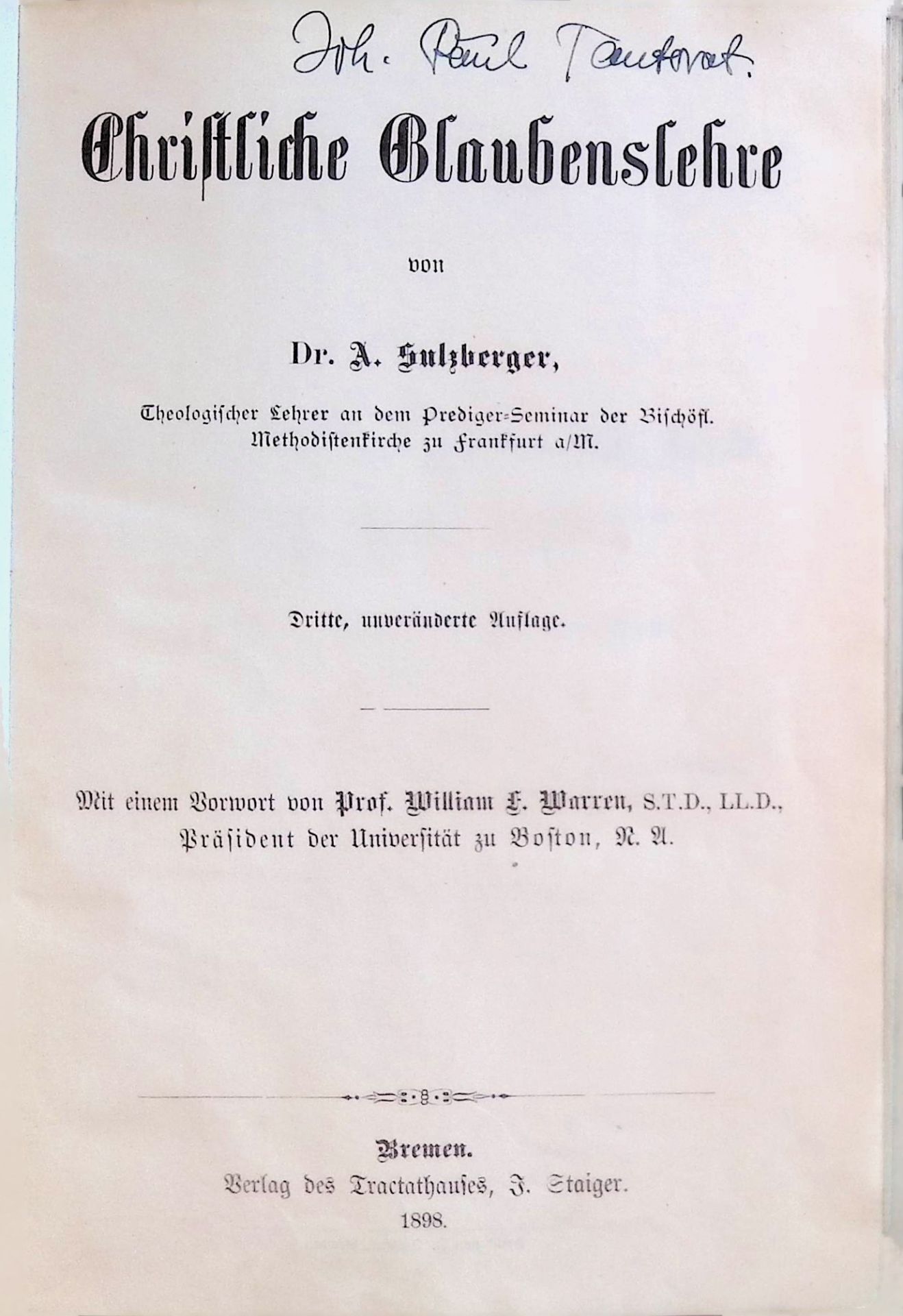 Christliche Glaubenslehre