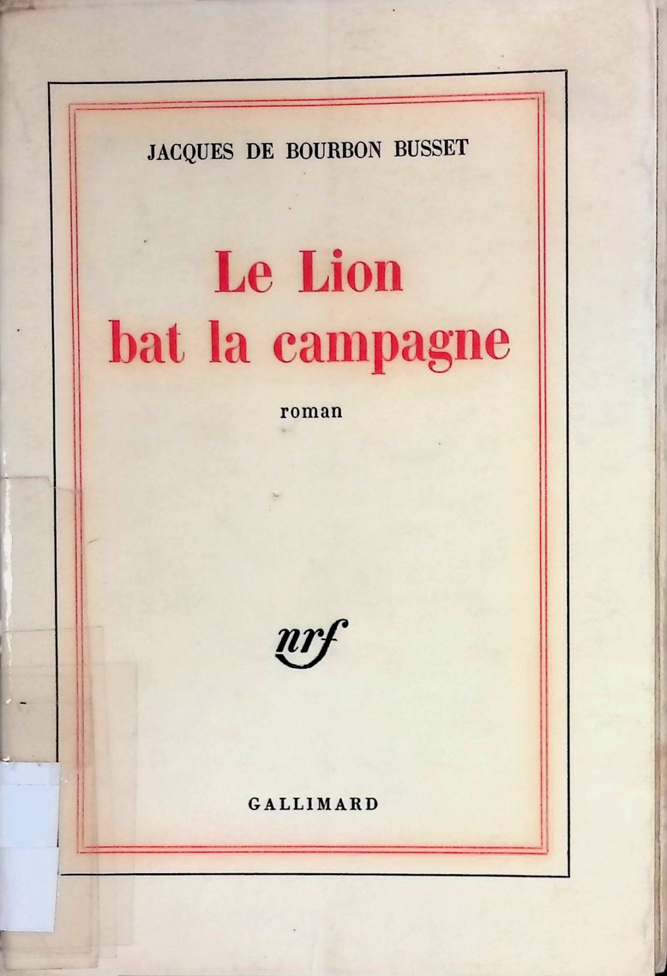 Le Lion bat la campagne