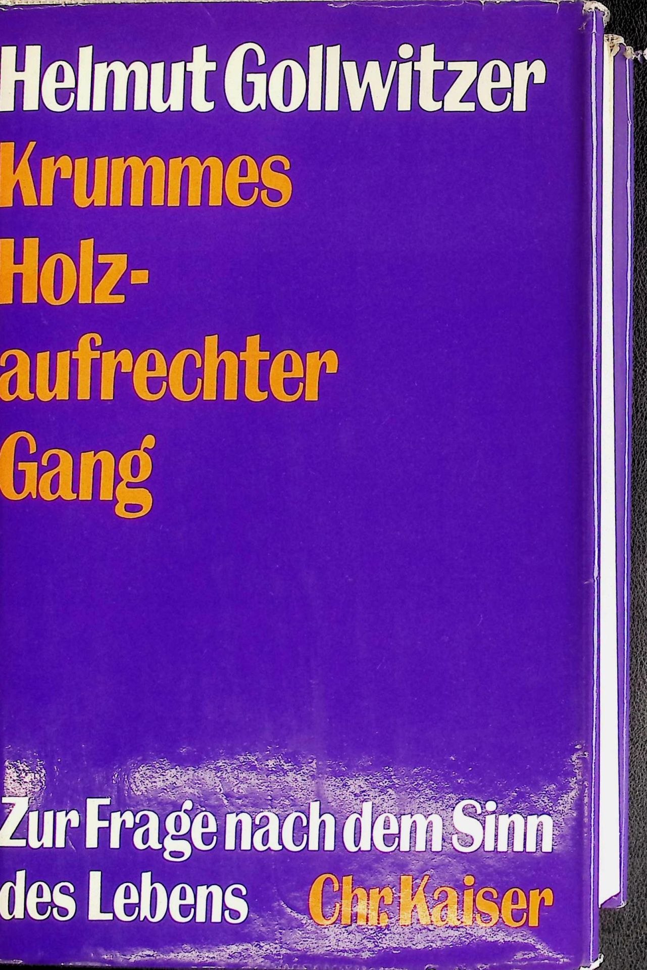 Krummes Holz, aufrechter Gang : Zur Frage nach dem Sinn des Lebens