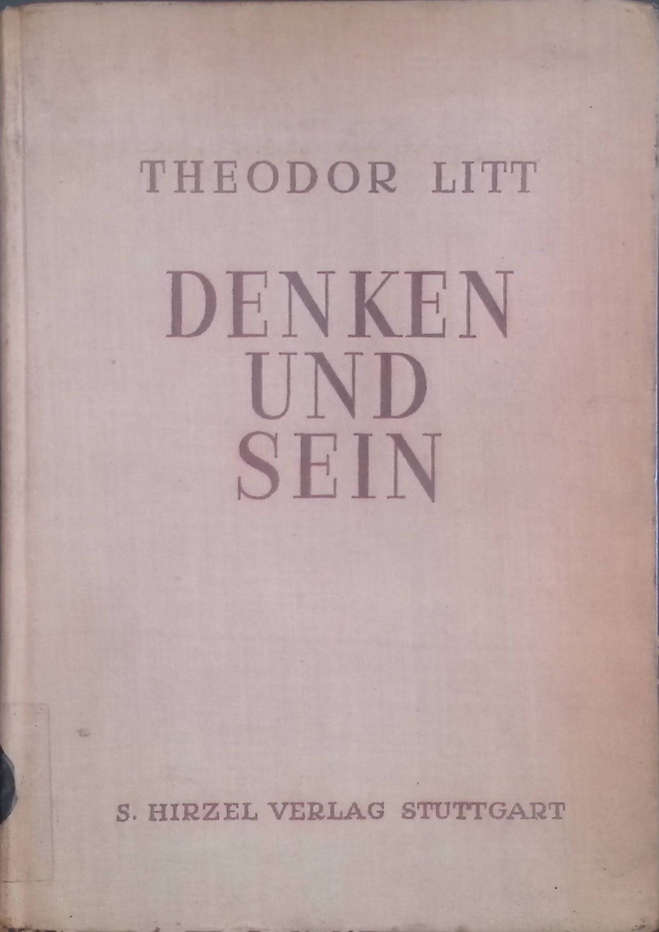 Denken und Sein
