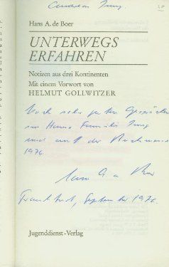 Unterwegs erfahren (SIGNIERTES EXEMPLAR)