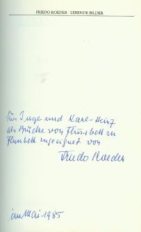 Lebende Bilder - Erinnerungen (SIGNIERTES EXEMPLAR)