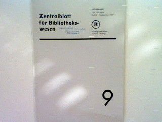 Entwicklung und Perspektiven des Direktstudiums am Institut für Bibliothekswissenschaft und wissenschaftliche Information der Humboldt-Universität zu Berlin. - 9. Heft 1990 - Zentralblatt für Bibliothekswesen