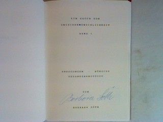 Ein Hauch von Zwischenmenschlichkeit Band 1 (SIGNIERTES EXEMPLAR)