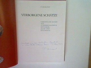 Verborgene Schätze : Christliche Kunst aus 10 Jahrhunderten im Tauber- Jagst- und Kochertal (SIGNIERTES EXEMPLAR)