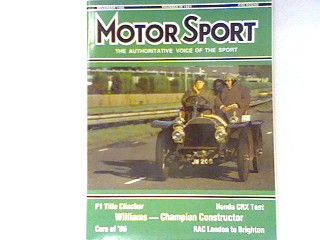 Champion Constuctors Williams - 12. Heft 1986 - Motor Sport
