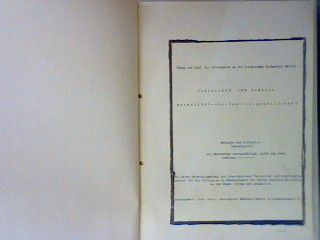 Soziologie der Familie - Sexualität, Ehe, Familie, Gesellschaft.