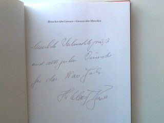 Menschen über Grenzen Grenzen über Menschen, Die multikulturelle Herausforderung (SIGNIERTES EXEMPLAR)