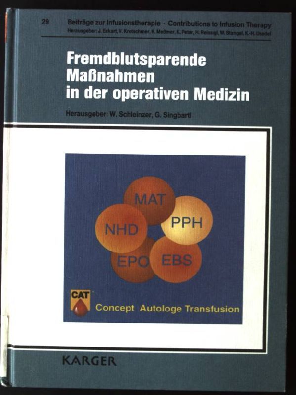 Fremdblutsparende Massnahmen in der operativen Medizin