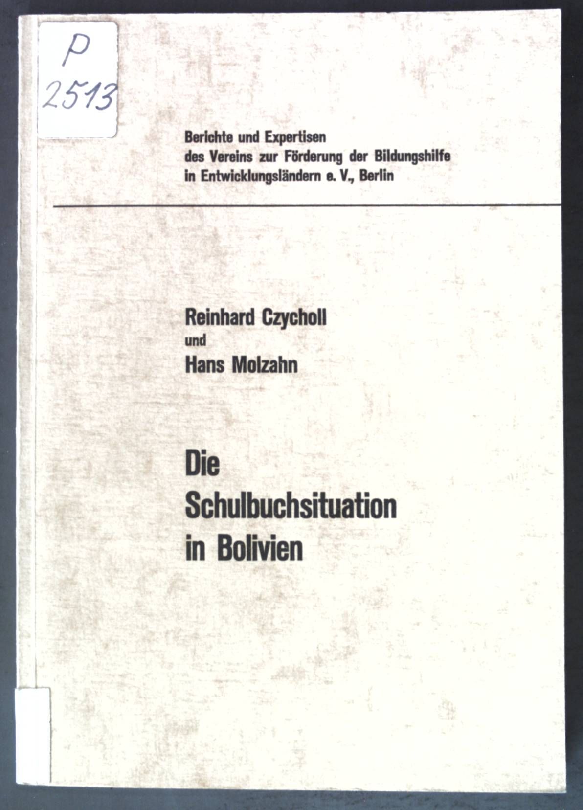 Die Schulbuchsituation in Bolivien