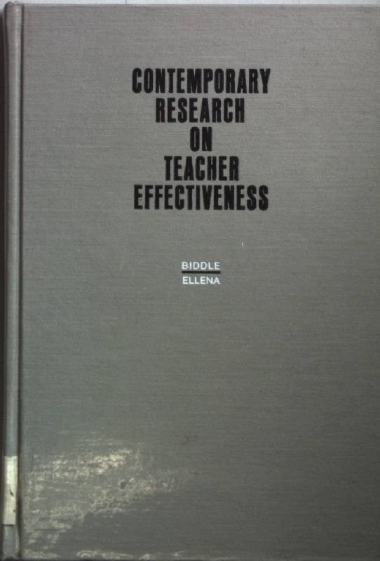 Contemporary Research on Teacher Effectiveness