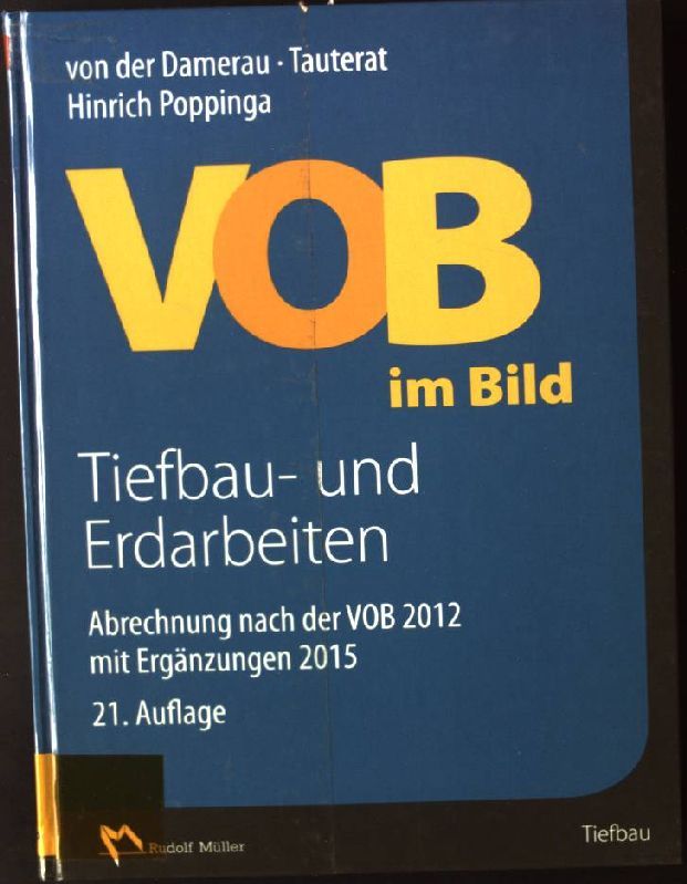 VOB im Bild - Tiefbau- und Erdarbeiten : nach Ergänzungsband 2015