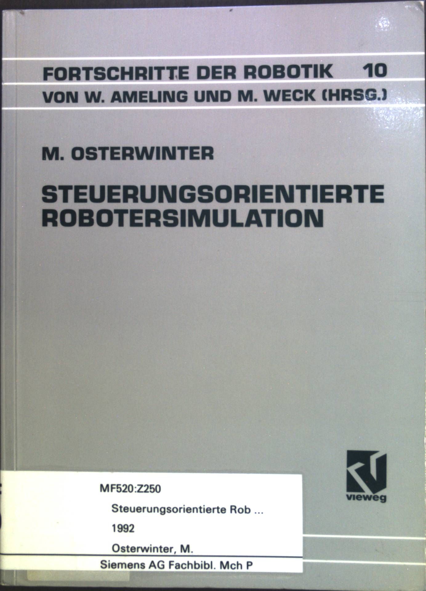 Steuerungsorientierte Robotersimulation