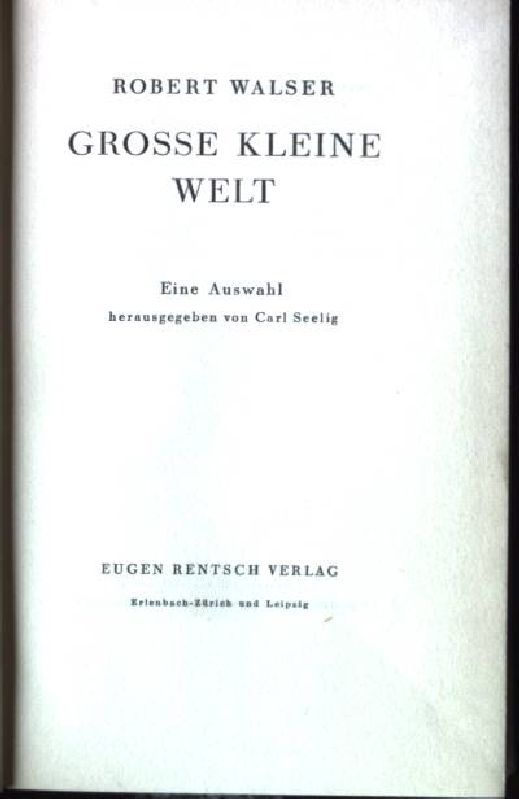 Grosse Kleine Welt