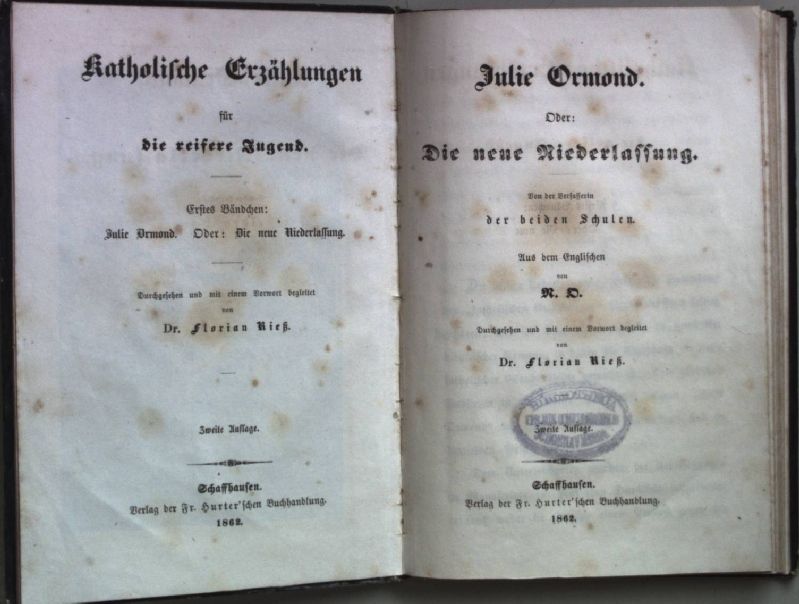 Julie Ormond. Oder: Die neue Niederlassung