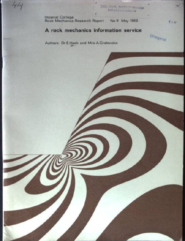 A rock mechanics information service