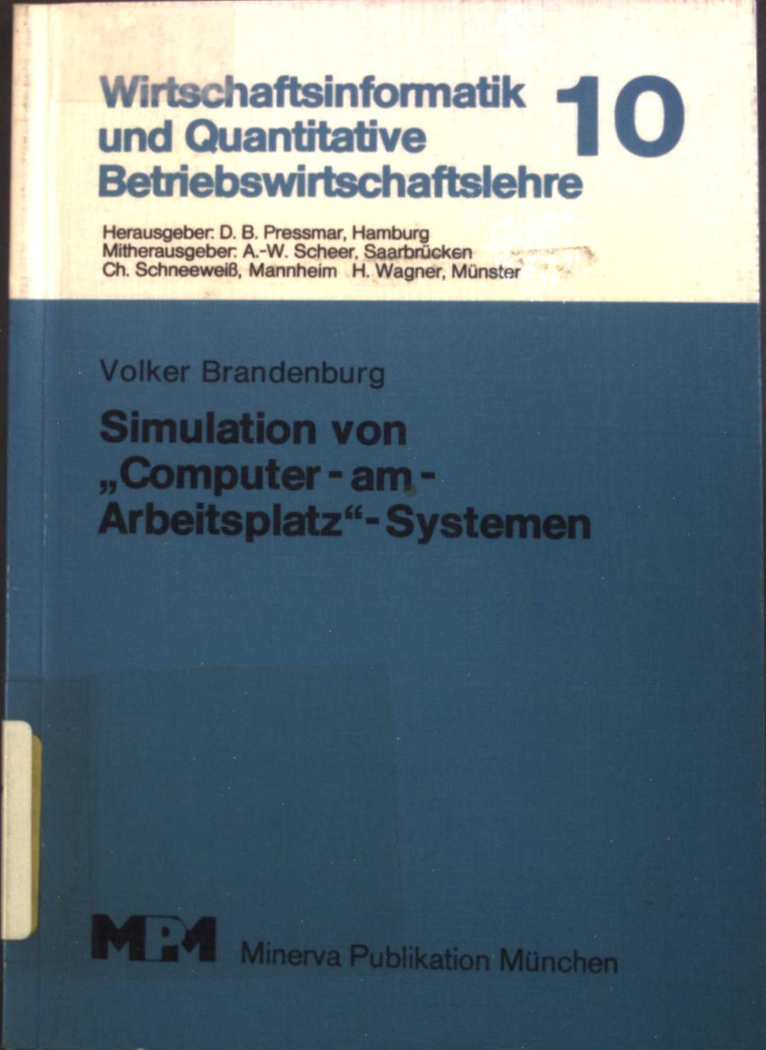 Simulation von Computer-am-Arbeitsplatz-Systemen