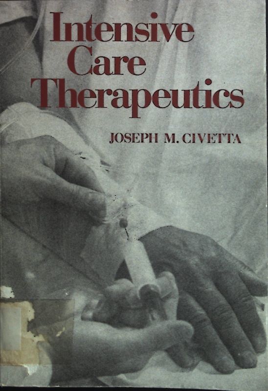 Intensive care therapeutics