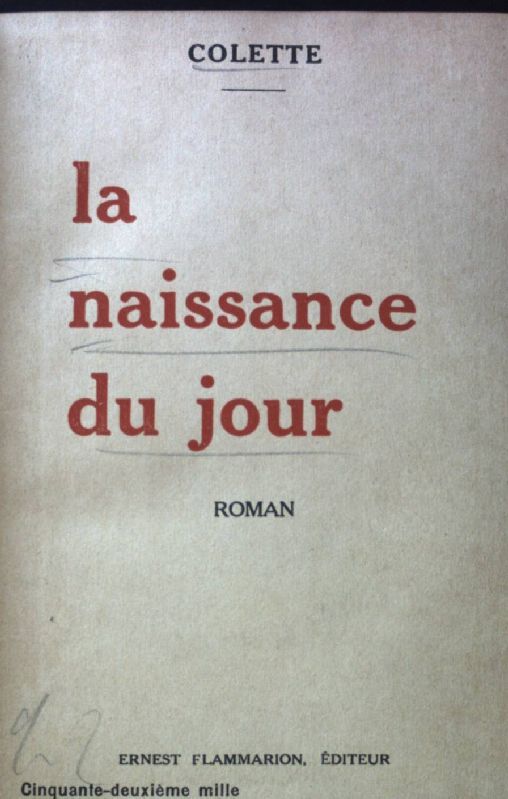 La naissance du jour - Roman