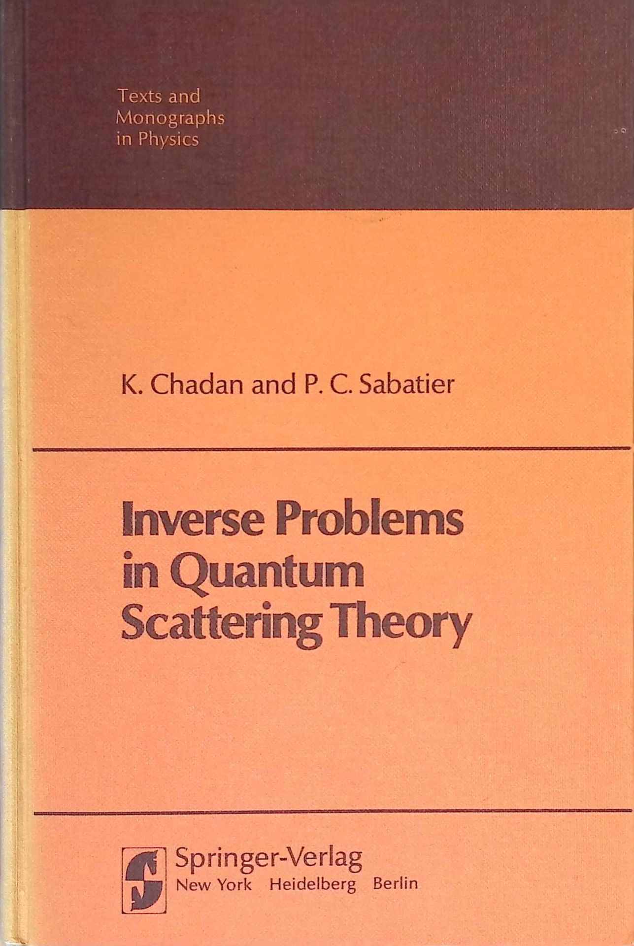 Inverse problems in quantum scattering theory