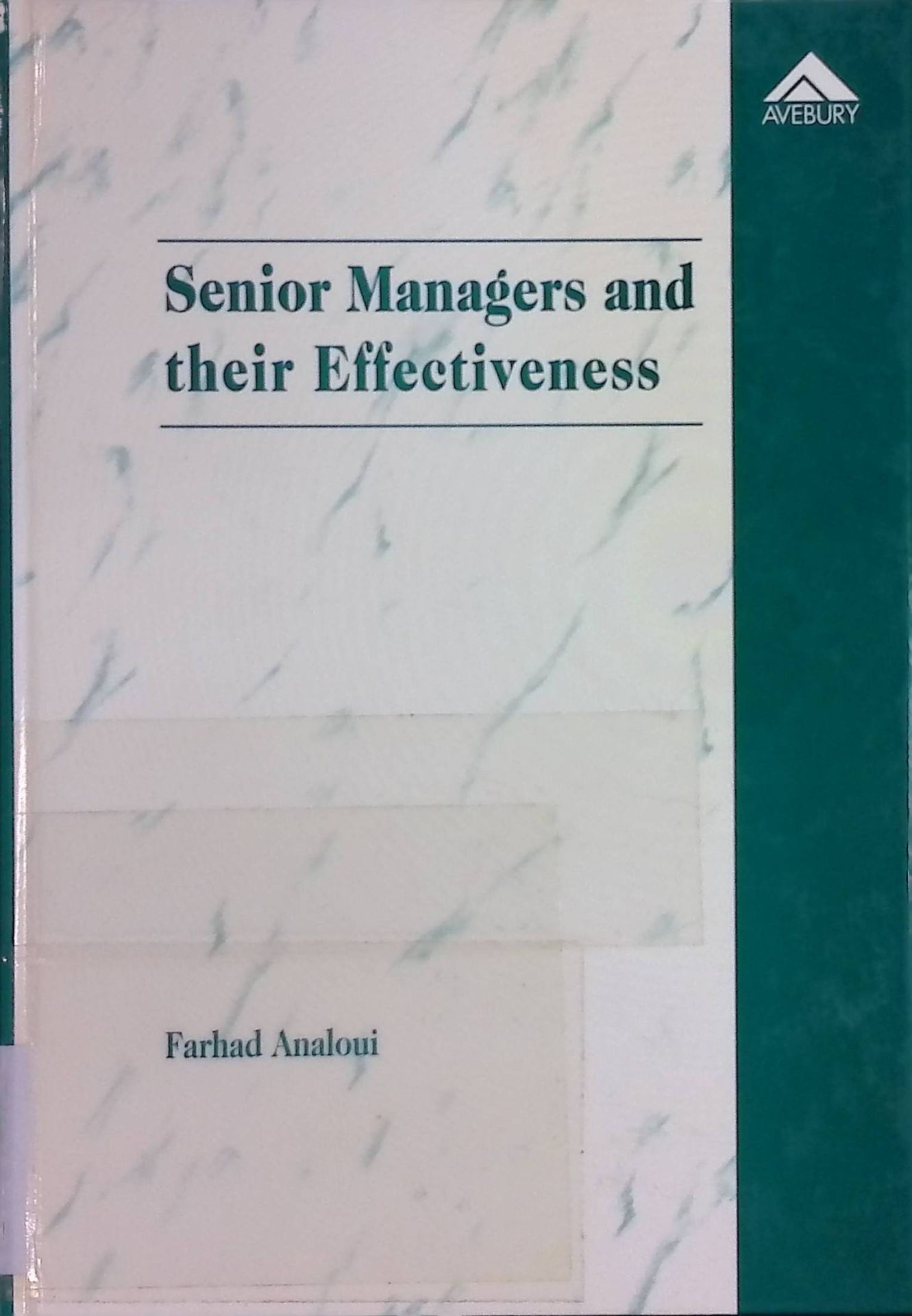 Senior Managers and Their Effectiveness