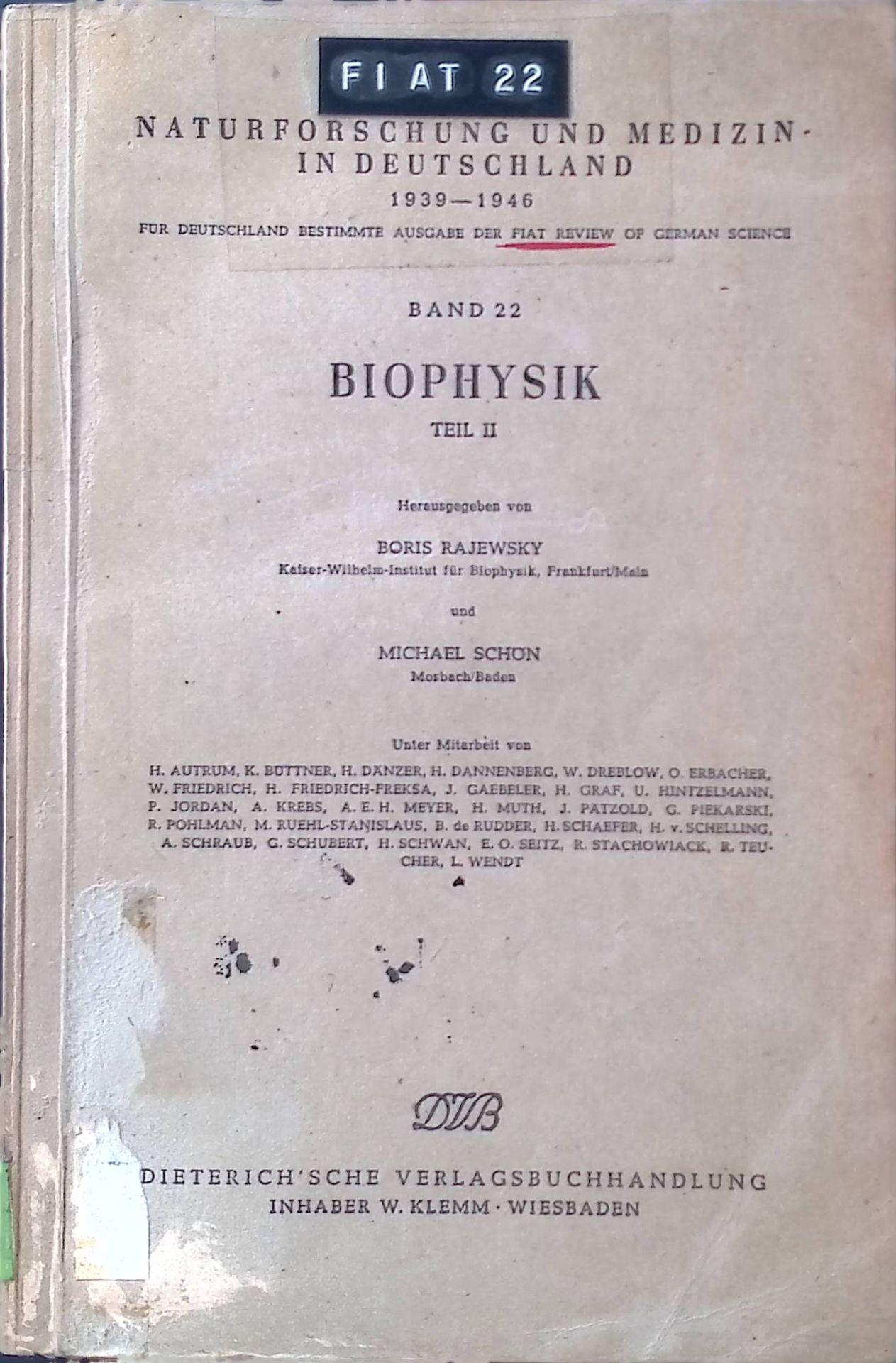 Biophysik - Teil: 2