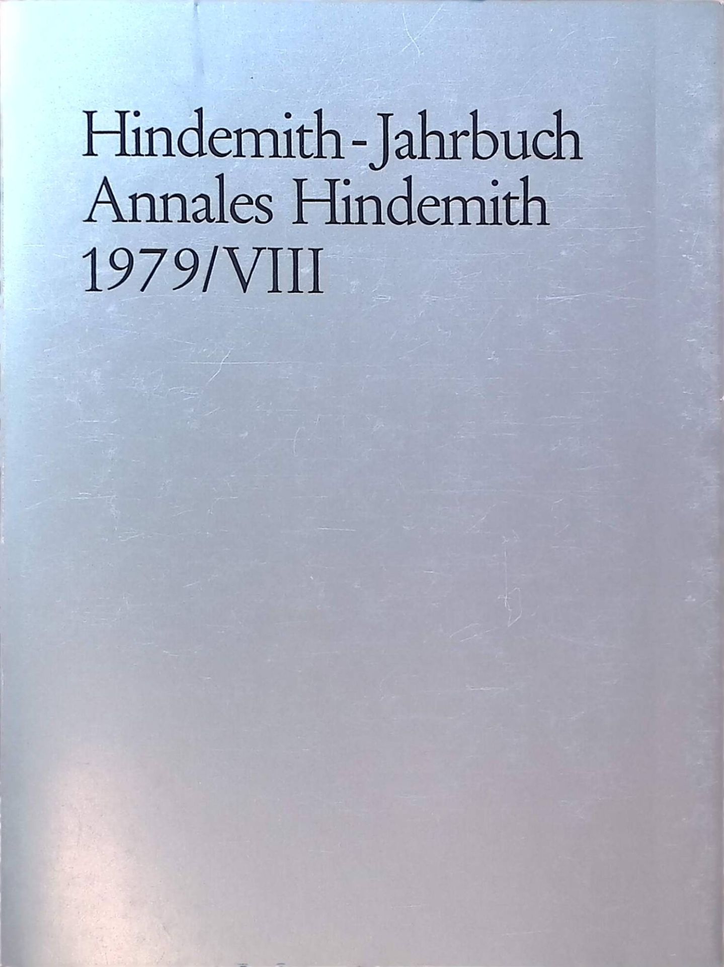 Prinzipien der rhytmischen Gestaltung in Hindemiths Oper Mathis der Maler -in: Hindemith-Jahrbuch : Annales Hindemith 1979