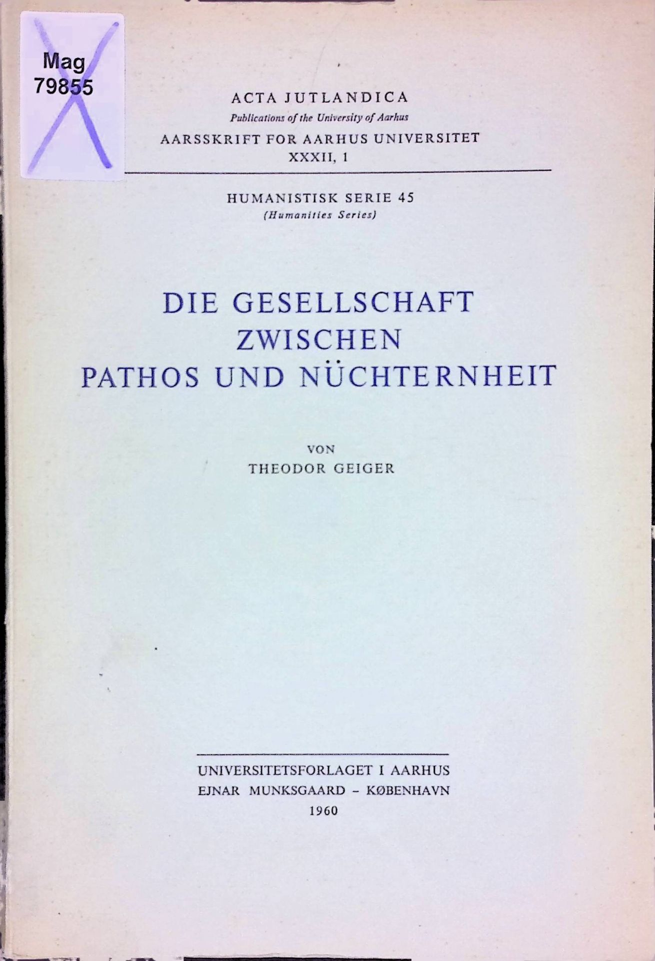 Die Gesellschaft zwischen Pathos und Nüchternheit