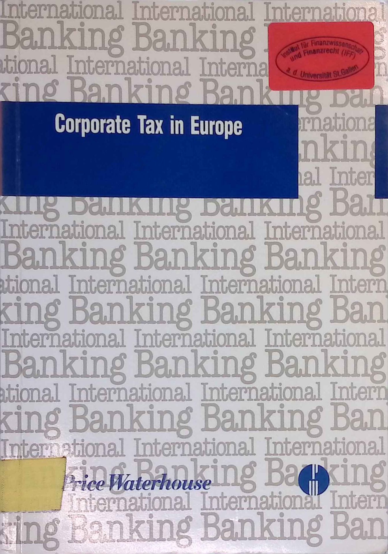 Corporate Tax in Europe