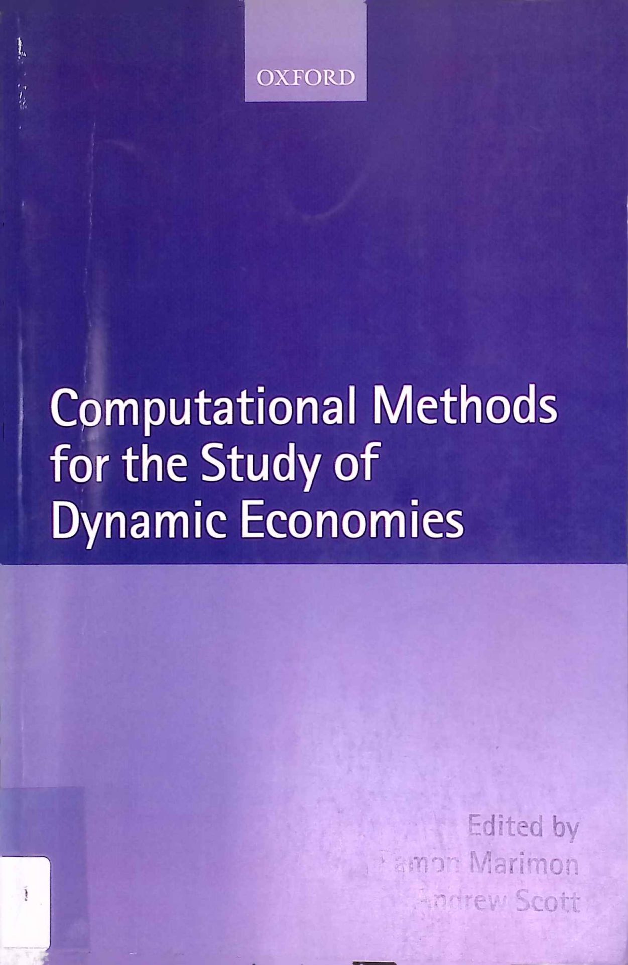 Computational Methods For The Study Of Dynamic Economies