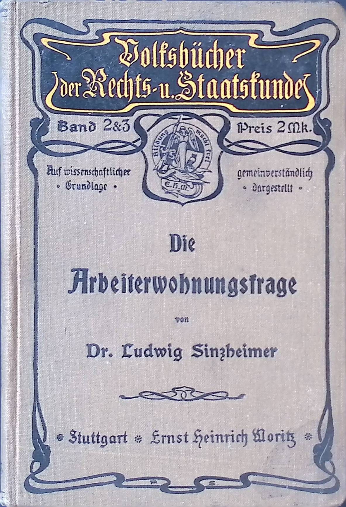 Die Arbeiterwohnungsfrage