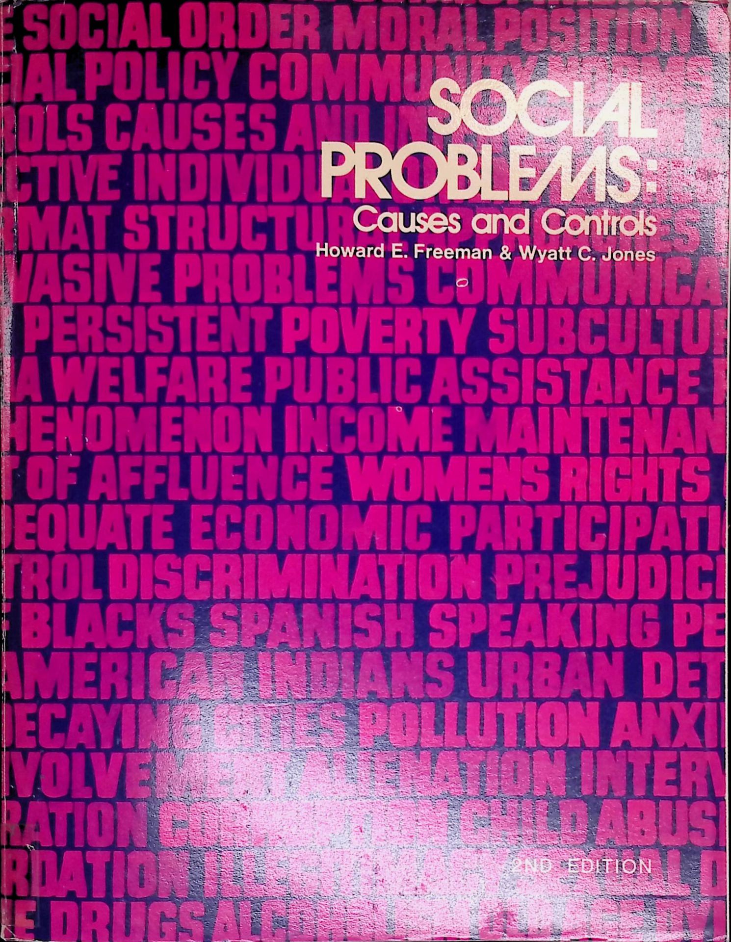 Social Problems: Causes and Controls