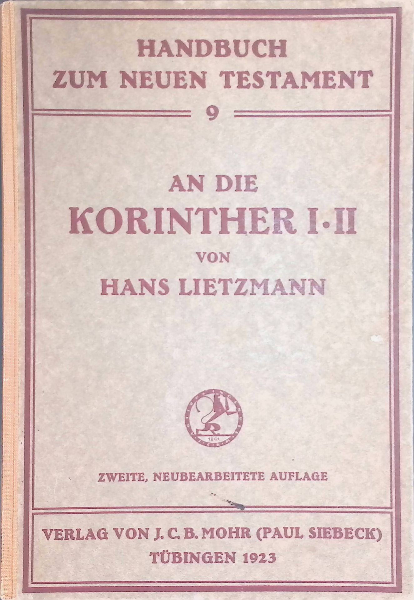 An die Korinther : I. II