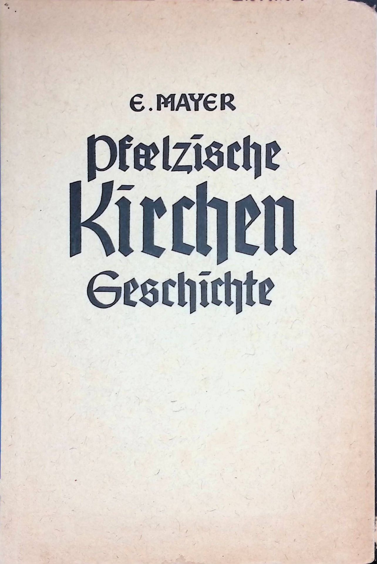 Pfälzische Kirchengeschichte