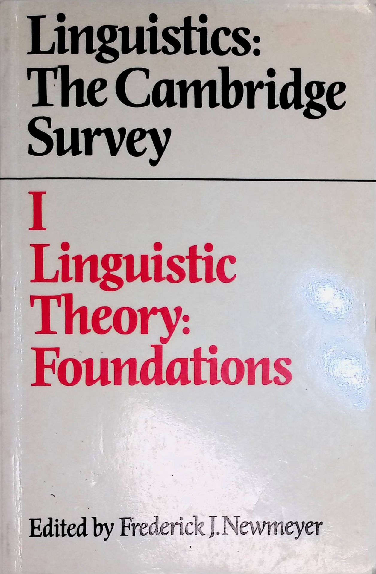 Linguistic Theory: Foundations