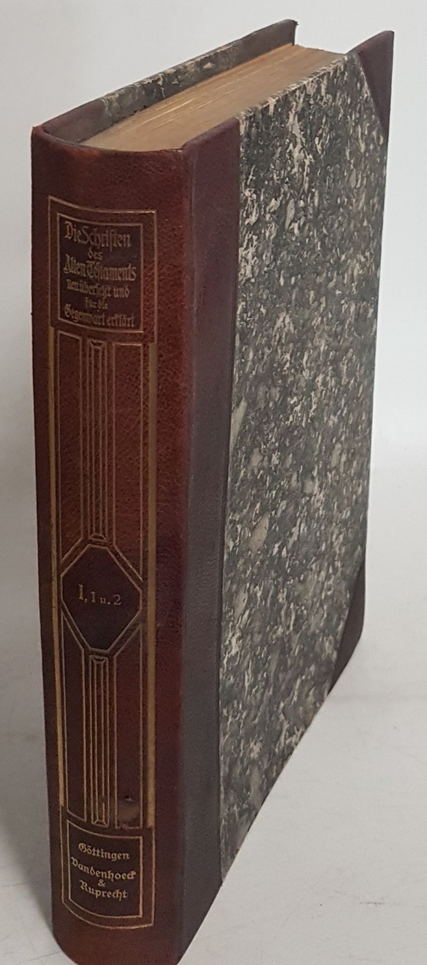 Die Schriften des Alten Testaments: I. ABTHEILUNG: Die Sagen des Alten Testaments (1. und 2. Band): Die Urgeschichte und die Patriarchen (Das erste Buch Mosis)/ Die Anfänge Israels (Von 2. Mose bis Richter und Ruth)