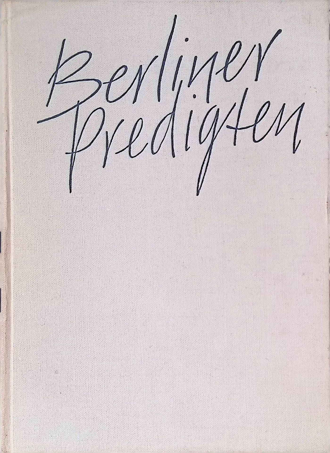 Berliner Predigten