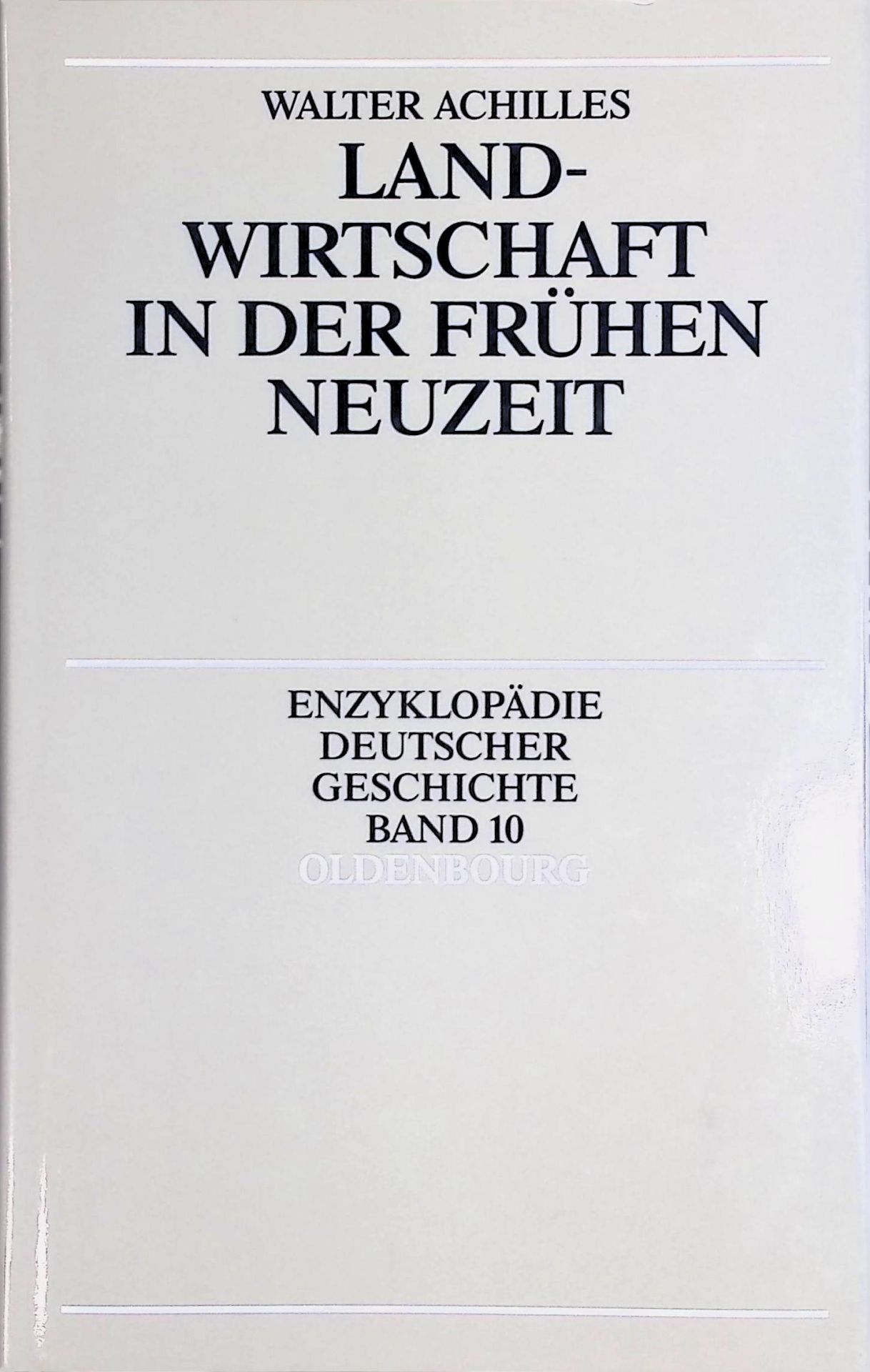 Landwirtschaft in der frühen Neuzeit