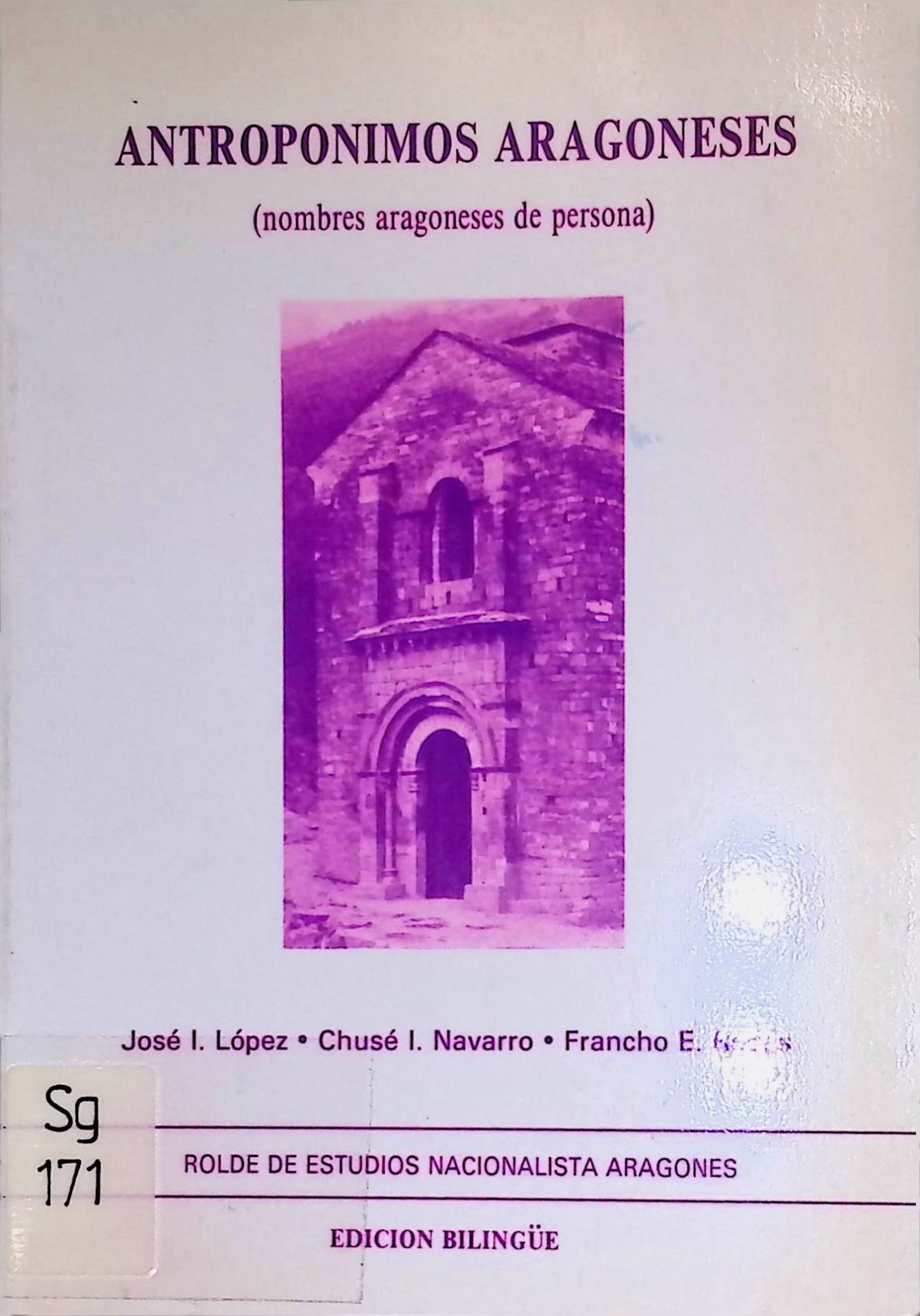 Antroponimos Aragoneses. (nombres aragoneses de persona)