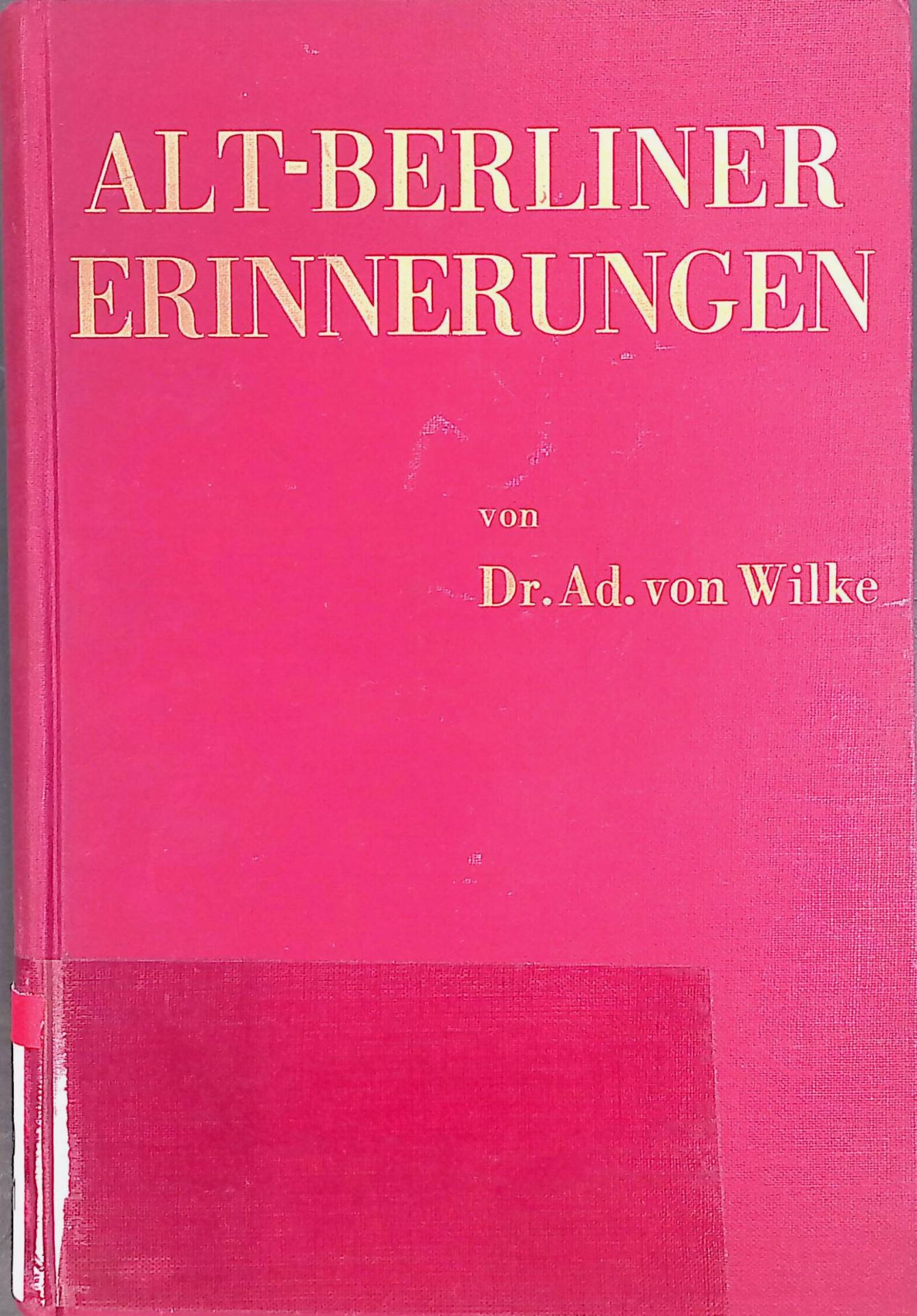 Alt-Berliner Erinnerungen