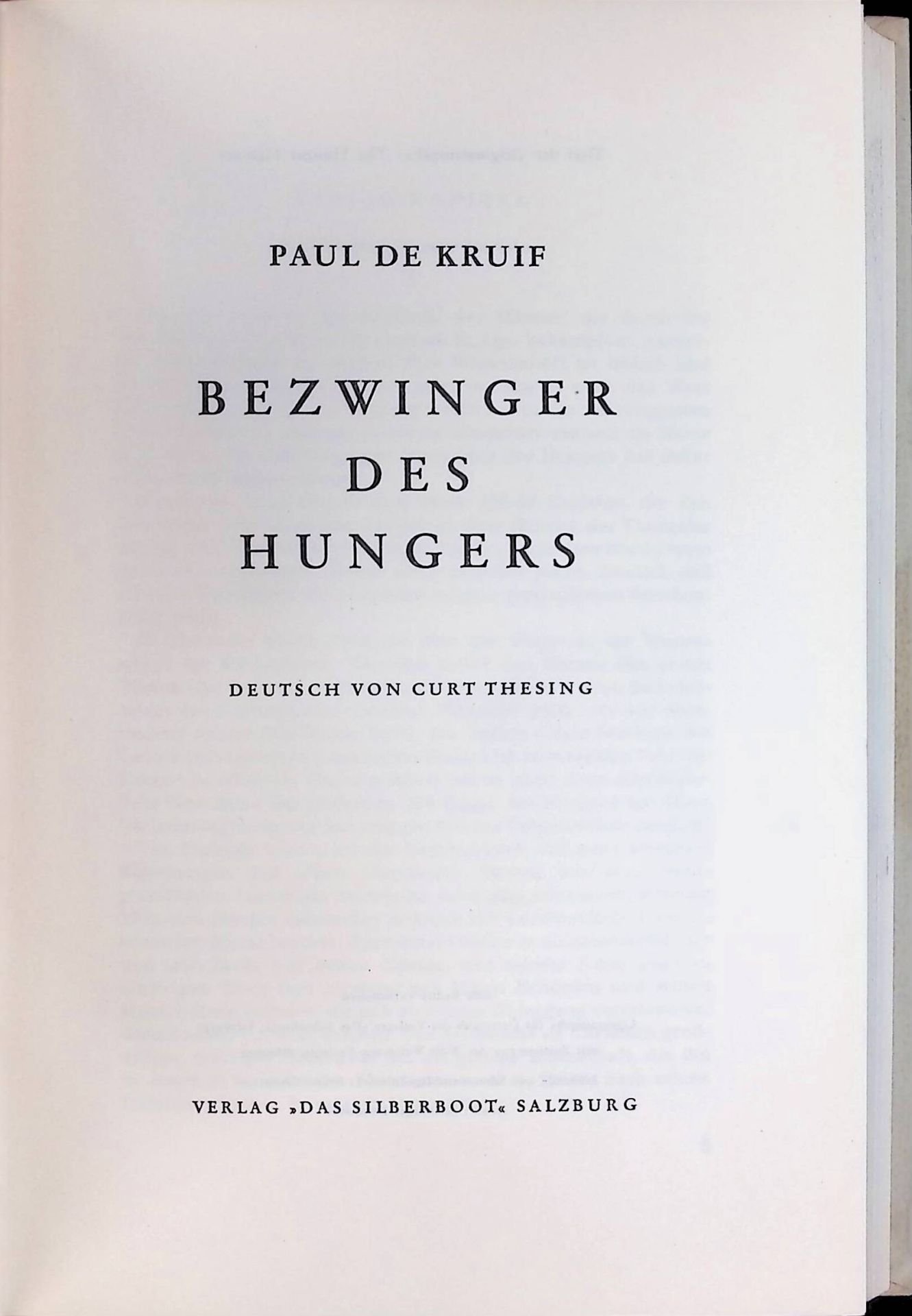 Bezwinger des Hungers