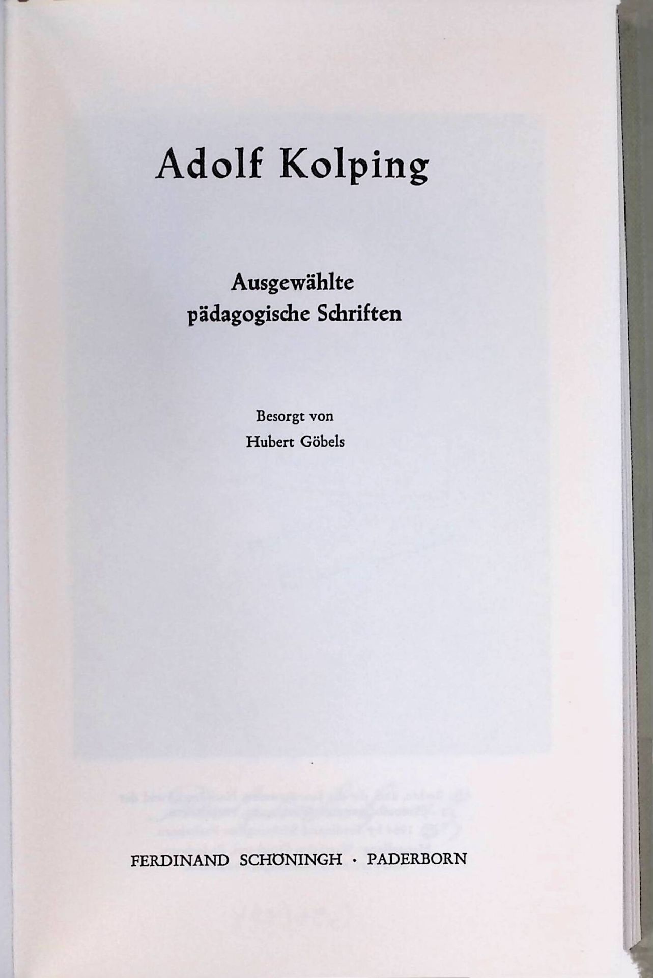 Ausgewählte pädagogische Schriften