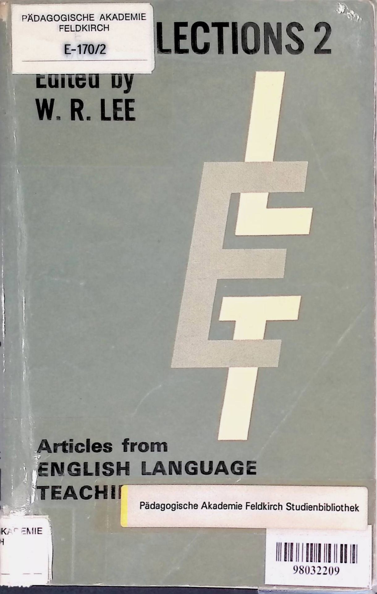 E.L.T. Selections 2 - Articles from the journal English Language Teaching