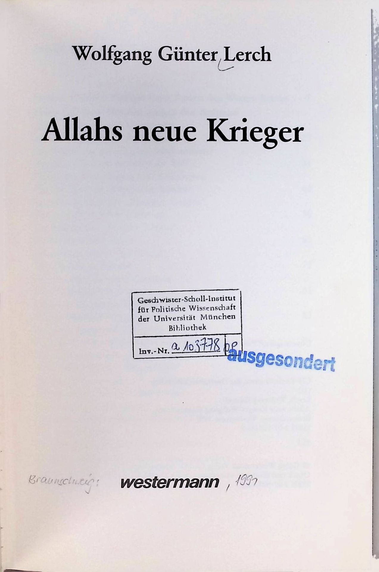 Allahs neue Krieger