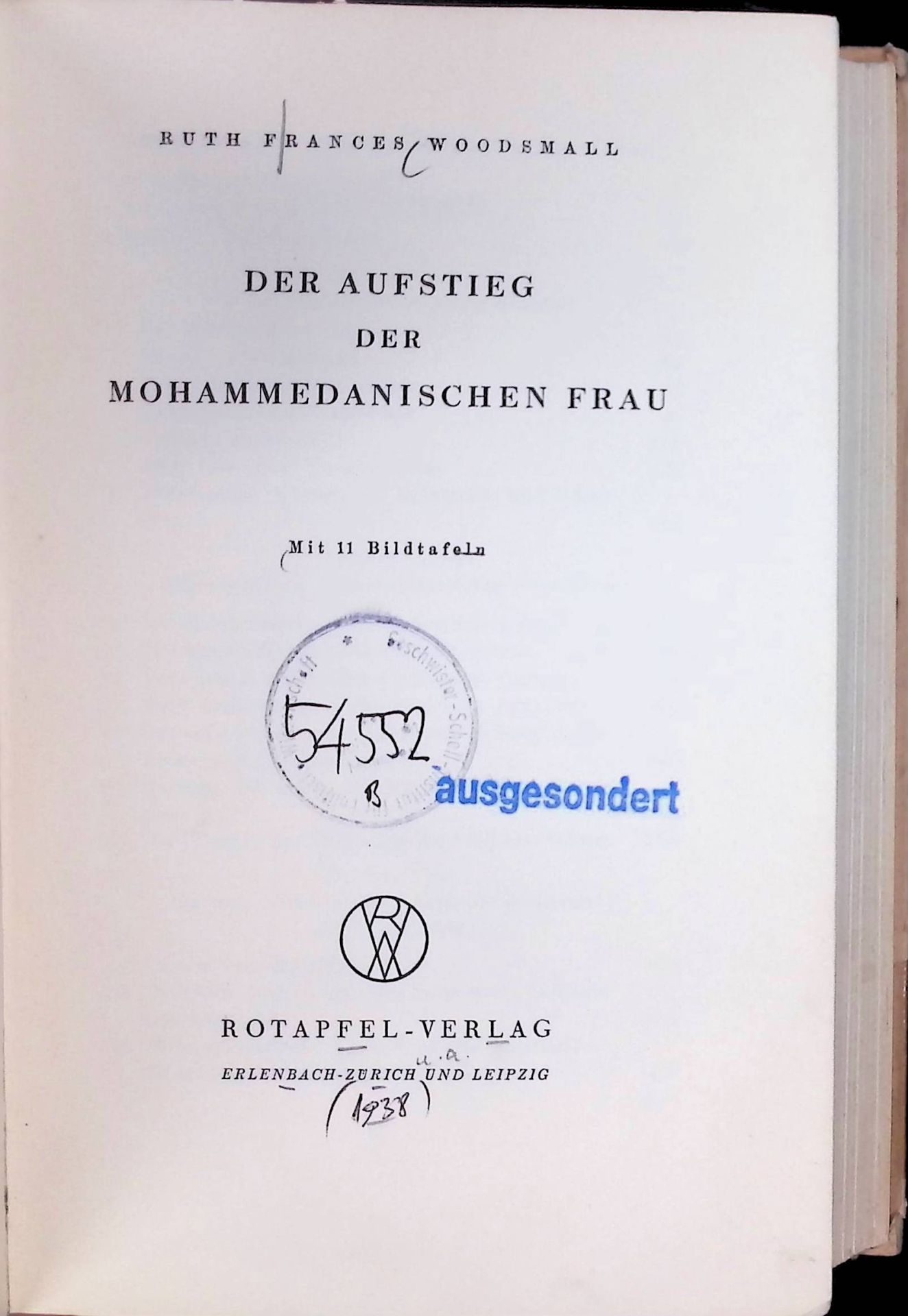 Der Aufstieg der mohammedanischen Frau