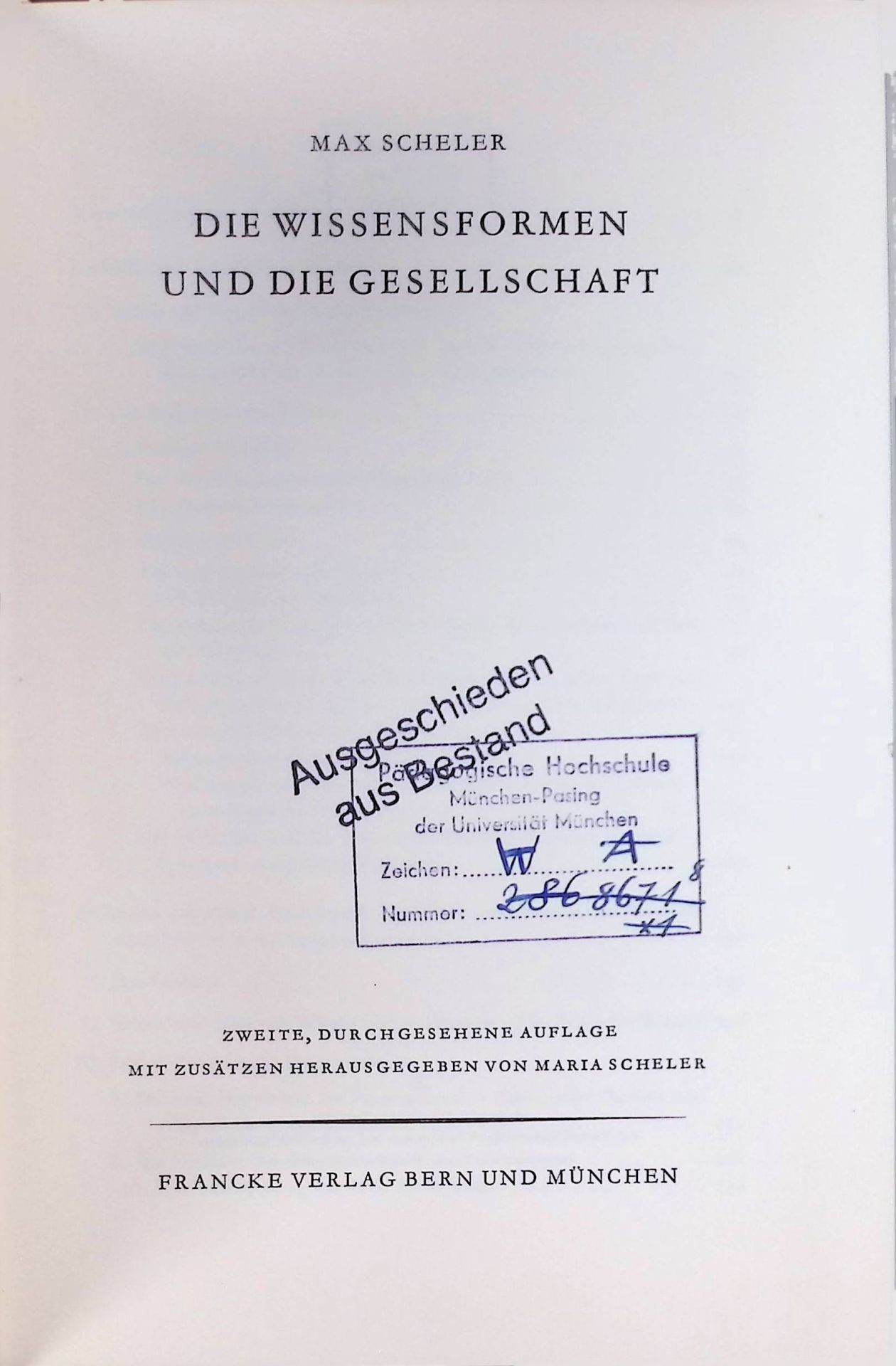 Die Wissensformen und die Gesellschaft