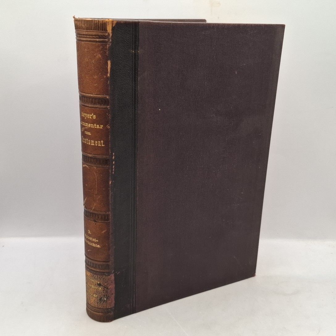 Kritisch Exegetisches Handbuch über die Apostelgeschichte